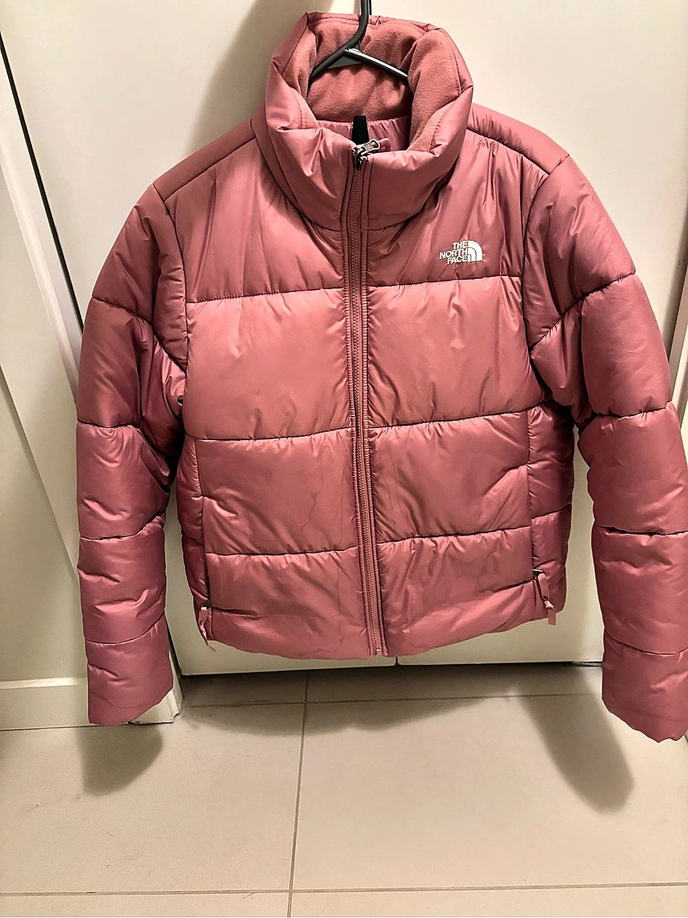 The North Face Puffer Jacket - Pink Size Large